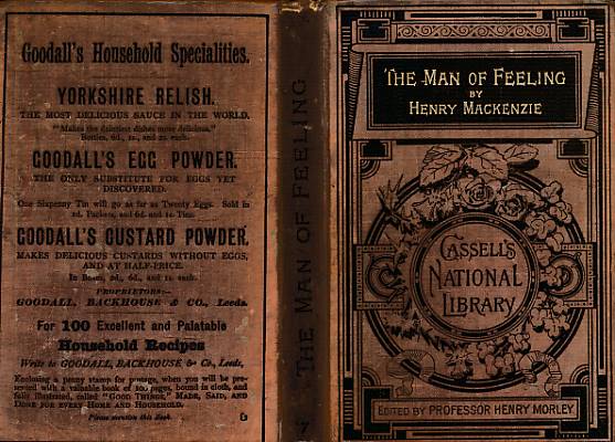 The Man of Feeling. Cassell's National Library No 7.