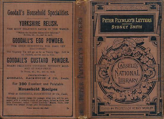 Peter Plimley's Letters and Selected Essays. Cassell's National Library No 46.