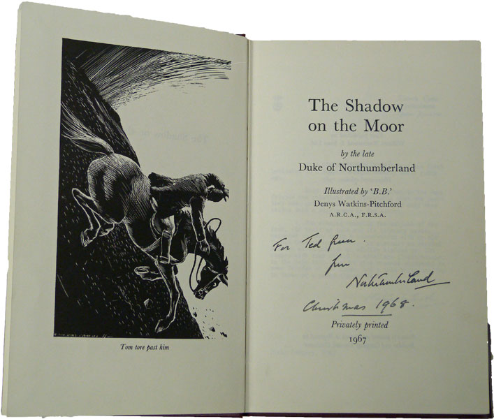 The Shadow on the Moor. Signed limited edition copy.