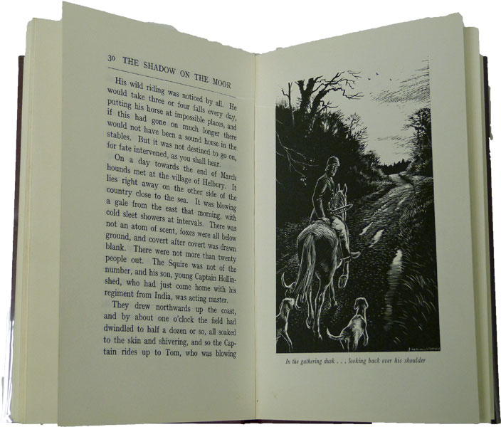 The Shadow on the Moor. Signed limited edition copy.