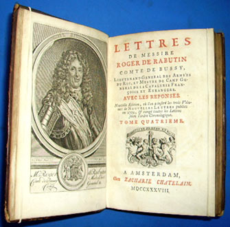 Les Lettres de Messire Roger de Rabutin, Comte de Bussy. 6 volume set.