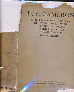 D. Y. Cameron. An Illustrated Catalogue of His Etched Work.