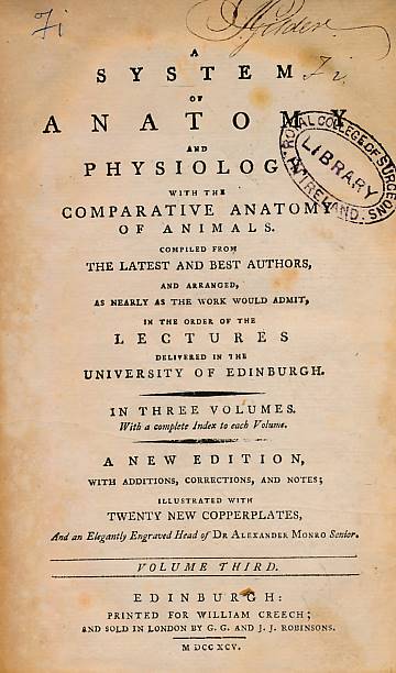 A System of Anatomy and Physiology, wuth the Comparative Anatomy of Animals ... 3 volume set.