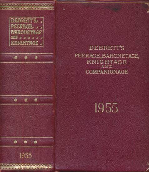 Debrett's Peerage, Baronetage, Knightage, & Companionage, 1955