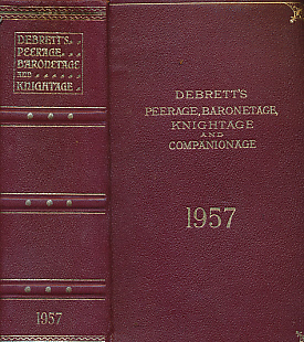 Debrett's Peerage, Baronetage, Knightage, & Companionage, 1957