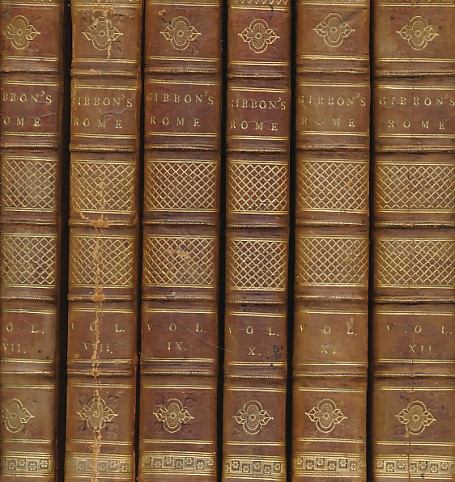 The History of the Decline and Fall of the Roman Empire. 12 volume set. 1806.