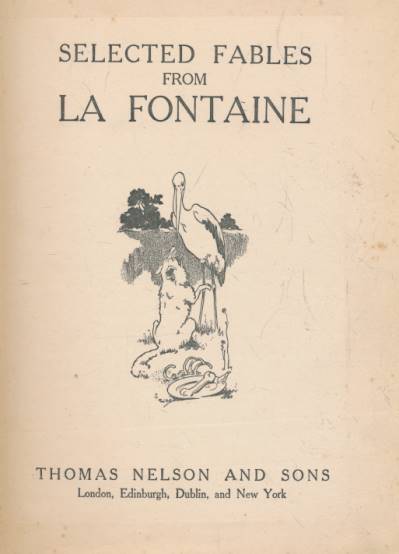Selected Fables from la Fontaine