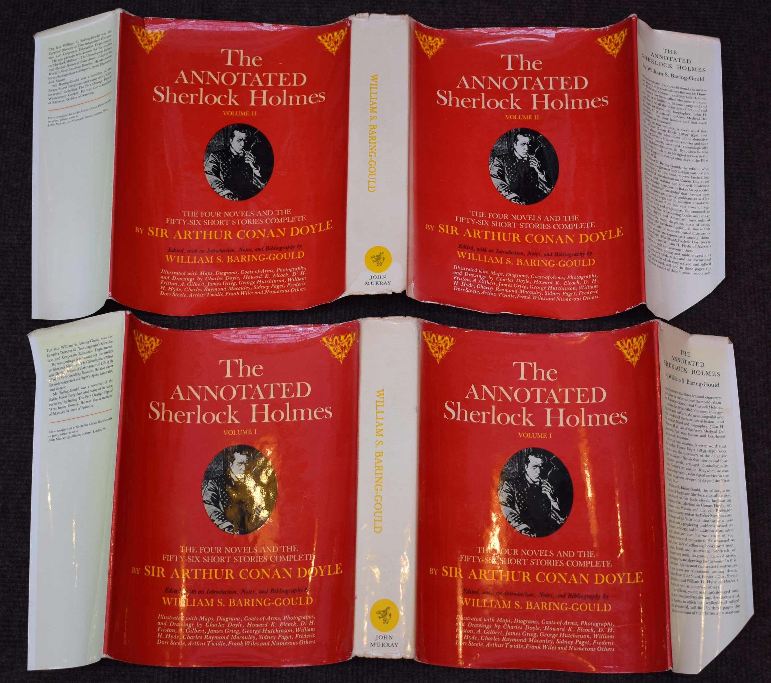 The Annotated Sherlock Holmes. The Four Novels and the Fifty-Six Short Stories Complete. 2 Volume Set.
