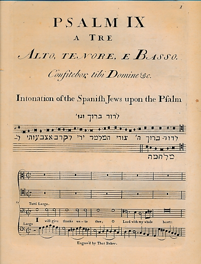 The First Fifty Psalms. Set to Music by Benedetto Marcello, Patrizio Veneto, and Adapted to the English Version by John Garth. Volume II. Psalms IX - XV.