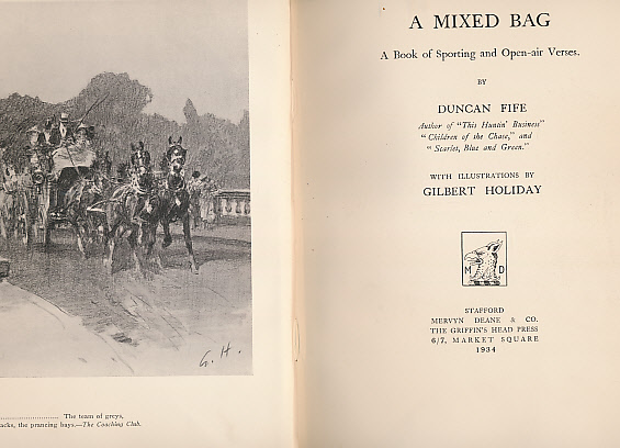 A Mixed Bag: A Book of Sporting and Open-air Verses.