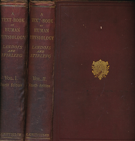 LANDOIS, DR L;  STIRLING, WILLIAM - A Text-Book of Human Physiology, Including Histology and Microscopical Anatomy; with Special Reference to the Requirements of Practical Medicine. 2 Volume Set