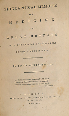 Biographical Memoirs of Medicine in Great Britain from the Revival of Literature to the Time of Harvey