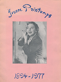 Yvonne Printemps 1894-1977. Limited Edition.