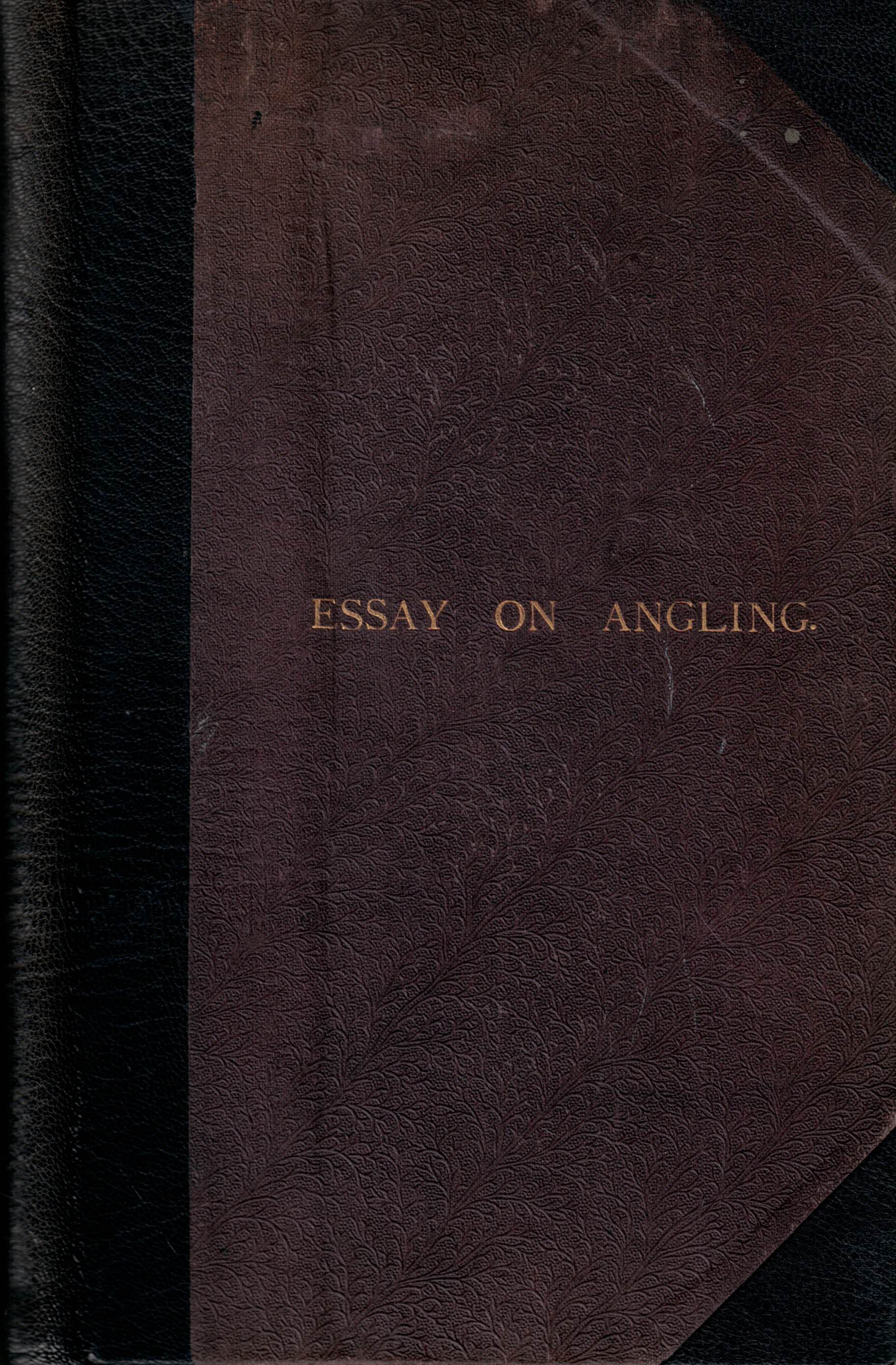 An Essay on The Right of Angling in The River Thames, And in All Other Public Navigable Rivers. In Which The Public Right to Angle in All Such Rivers, is Stated and Proved.