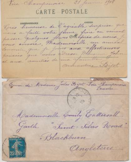 Bataille de la Marne - Septembre 1914. Postcard.