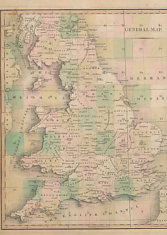 Cary's New Map of England and Wales, with Part of Scotland. On Which are Carefully Laid Down All the Direct and Principal Roads, the Course of the Rivers and Navigable Canals, Cities, ...
