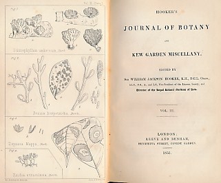 Hooker's Journal of Botany and Kew Garden Miscellany. Volume III.
