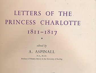 Letters of The Princess Charlotte 1811-1817