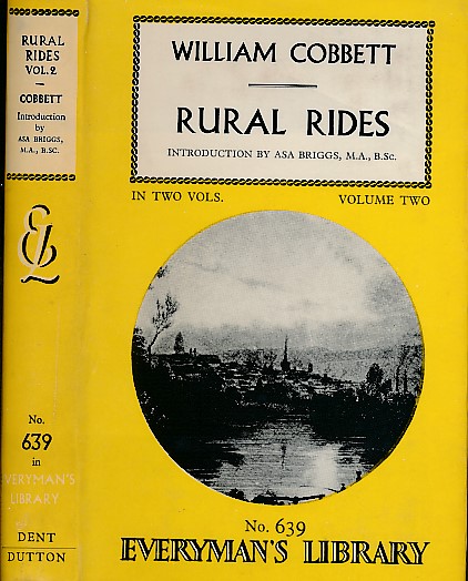 Rural Rides Volume Two. Everyman's Library No. 639.