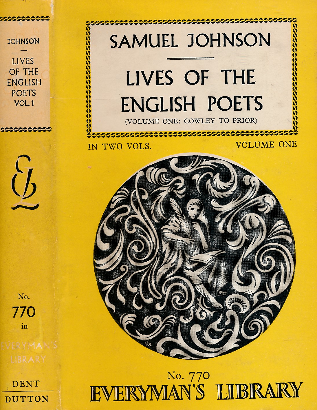 Lives of the English Poets. Volume 1. Everyman's Library No. 770.