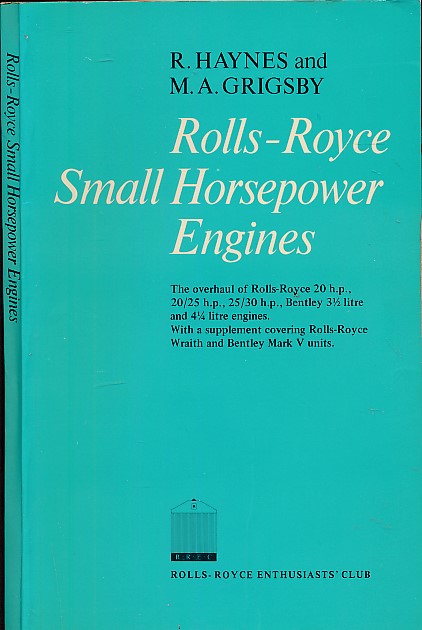Rolls-Royce Small Horsepower Engines.