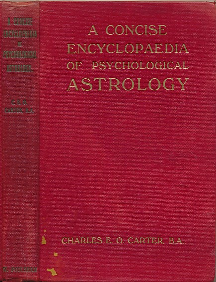 A Concise Encyclopaedia of Psychological Astrology.