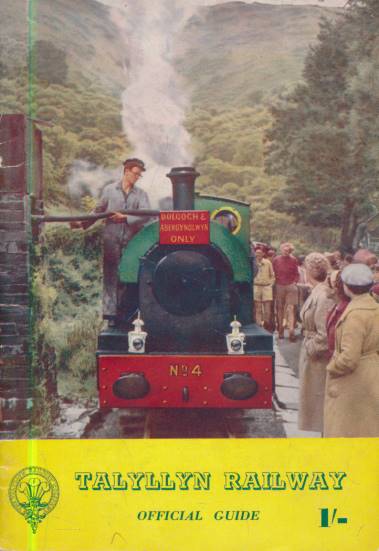 Talyllyn Railway Official Guide. 1958.