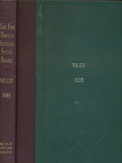 The Foxhound Kennel Stud Book. Volume LIV. 1968.