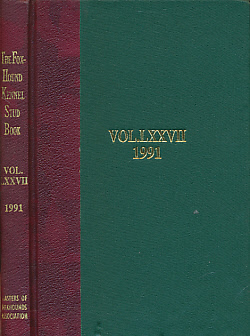The Foxhound Kennel Stud Book. Volume LXXVII. 1991.
