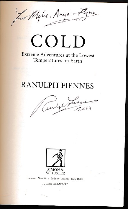 Cold. Signed copy.