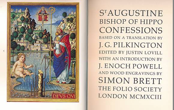 St. Augustine Bishop of Hippo Confessions