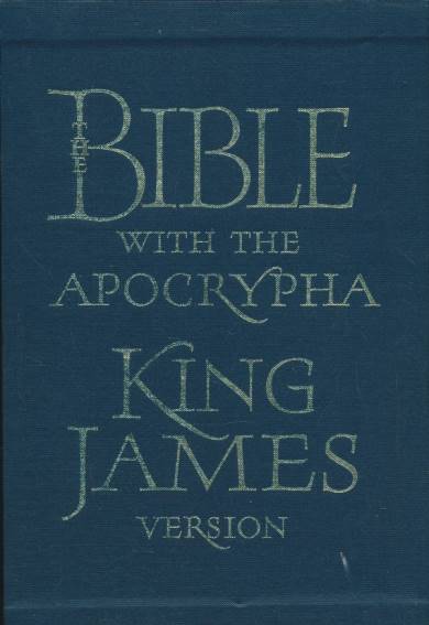 The Bible. With the Apocrypha. King James Version. Limited edition. 2 volume set.