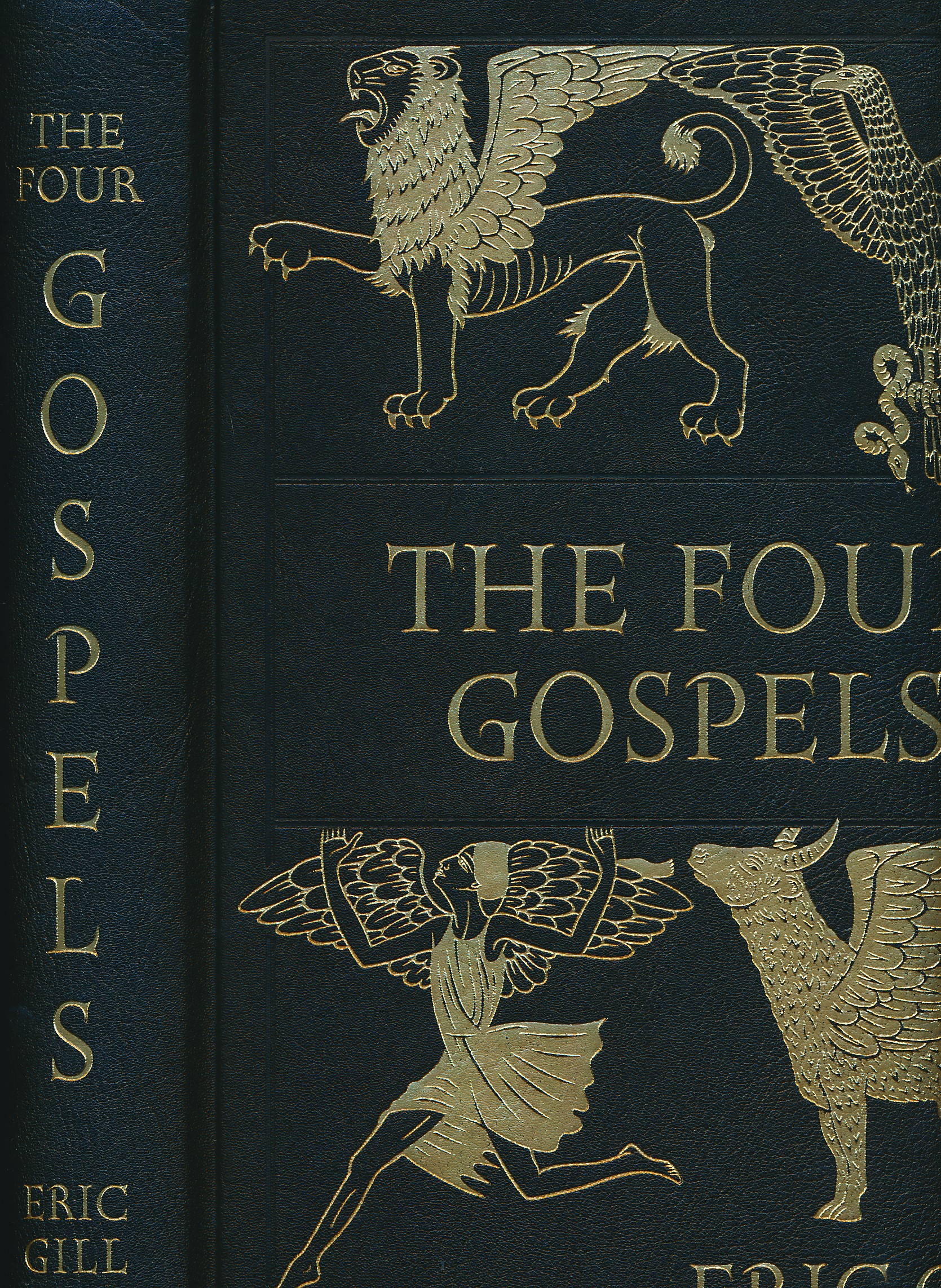 The Four Gospels of the Lord Jesus Christ According to the Authorized Version of King James I. Limited edition. 2 volume set.