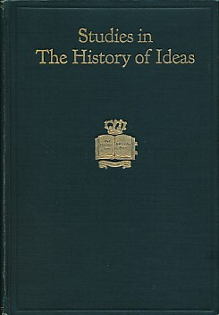 Studies in the History of Ideas. Vol. I
