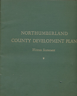 Northumberland County Development Plan. Written Statement.