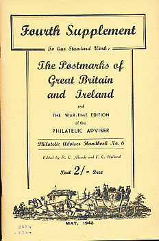 The Postmarks of Great Britain and Ireland. The Fourth Supplement. Philatelic Adviser Handbook No 6.