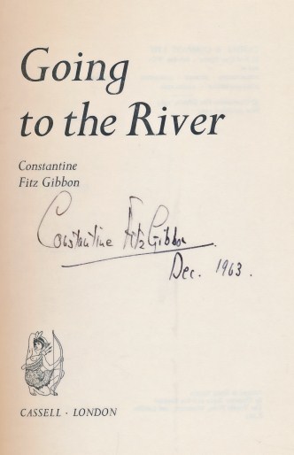 Going to the River. Signed copy.