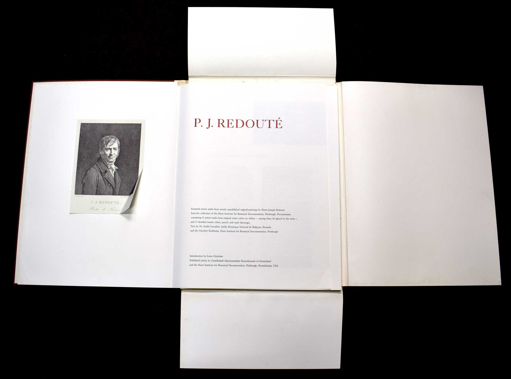 P. J. Redoute Facsimile Prints.