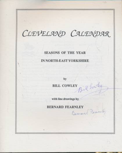 Cleveland Calendar. Signed copy.
