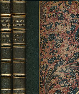 Scotland Illustrated in a Series of Views Taken Expressly for This Work by Messrs. T. Allom, W. H. Bartlett, and H. M'Culloch. 2 volume set