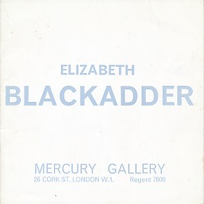 Elizabeth Blackadder. 8 Exhibition Catalogues 1969-1985