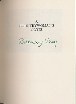 A Countrywoman's Notes. Signed copy.