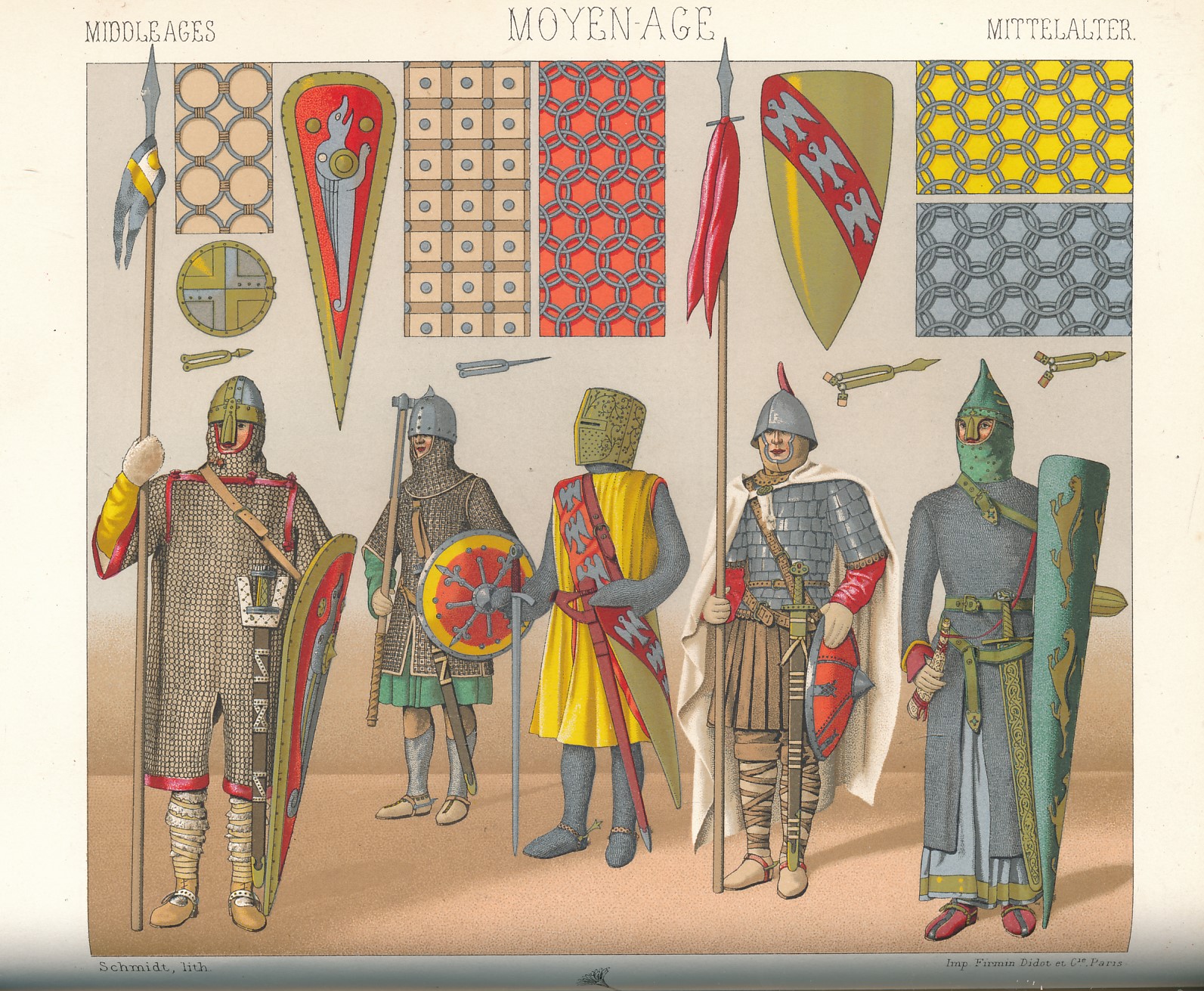 Le Costume Historique. 6 Volume set.
