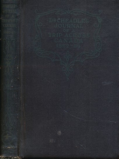 Cheadle's Journal of Trip Across Canada 1862-1863