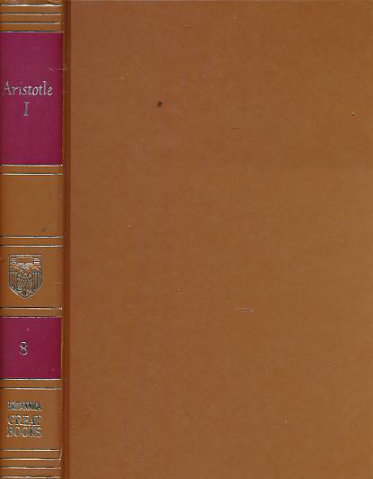 The Works of Aristotle. Volume 1. Great Books of the Western World, Volume 8.