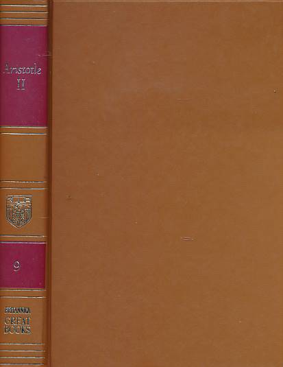 The Works of Aristotle, volume 2. Great Books of the Western World, Volume 9.