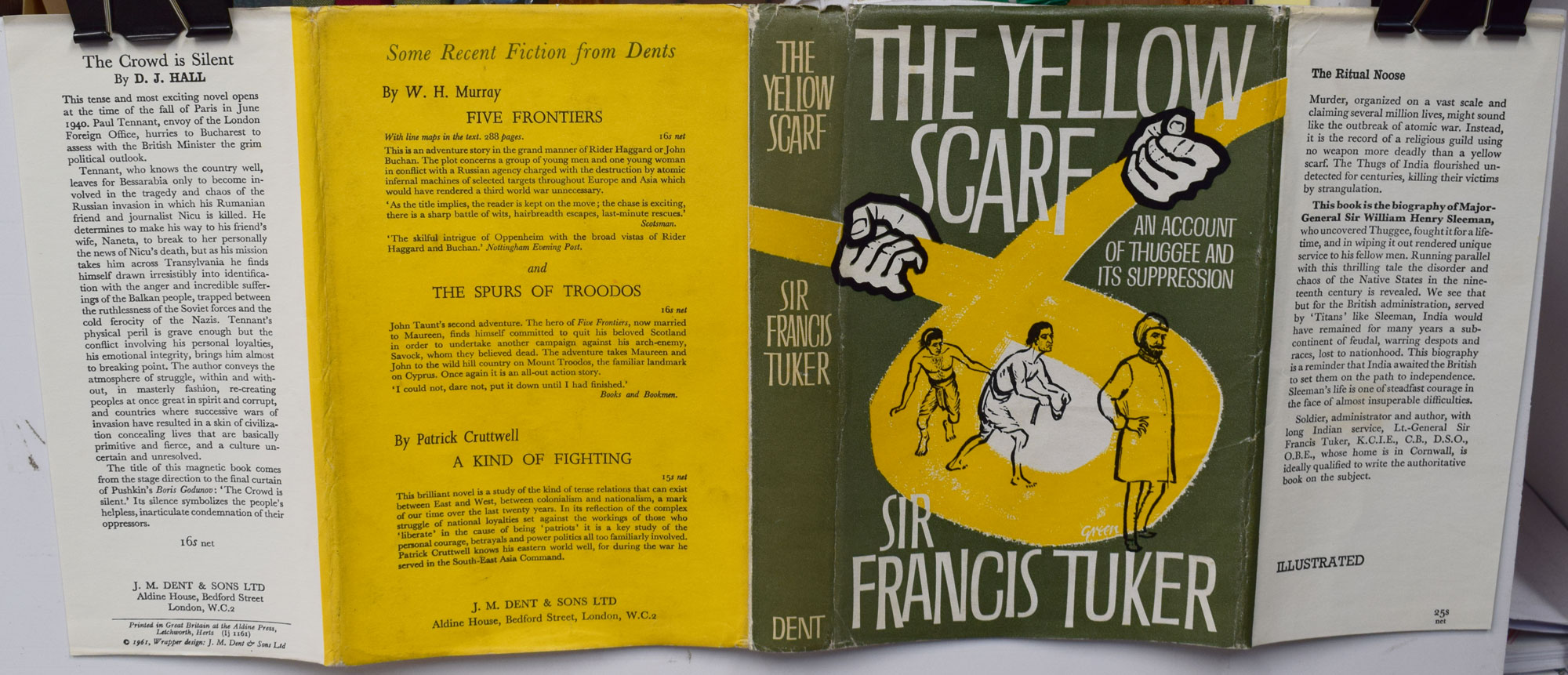 The Yellow Scarf. The Story of the Life of Thuggee Sleeman. Signed Association Copy.