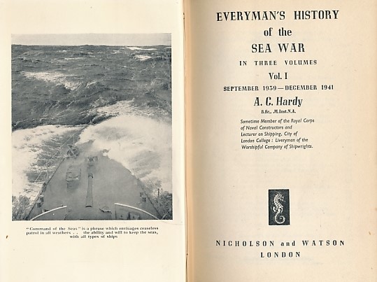 Everyman's History og the Sea War. Volume I. September 1939 - December 1941.