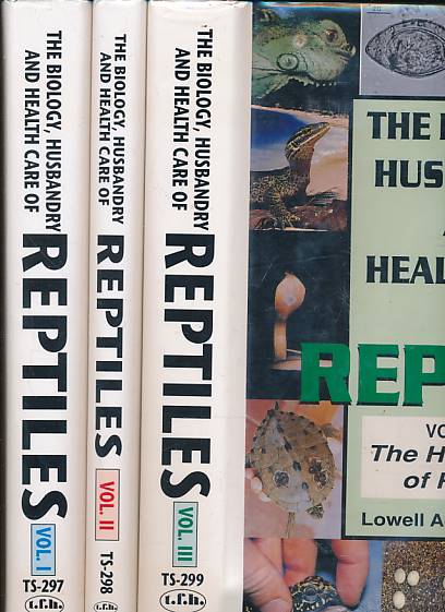 ACKERMAN, LOWELL - The Biology, Husbandry and Health Care of Reptiles. 3 Volume Set