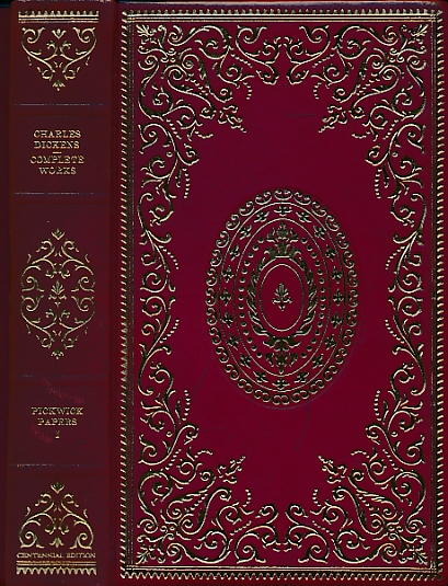Pickwick Papers, Part 1: Heron Centennial Edition. Maroon cover.